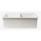 Alfi Brand White 32 inch x 19 inch Double Bowl Fireclay Undermount / Drop In Fireclay Kitchen Sink ABF3219DUD-W - alternate 9